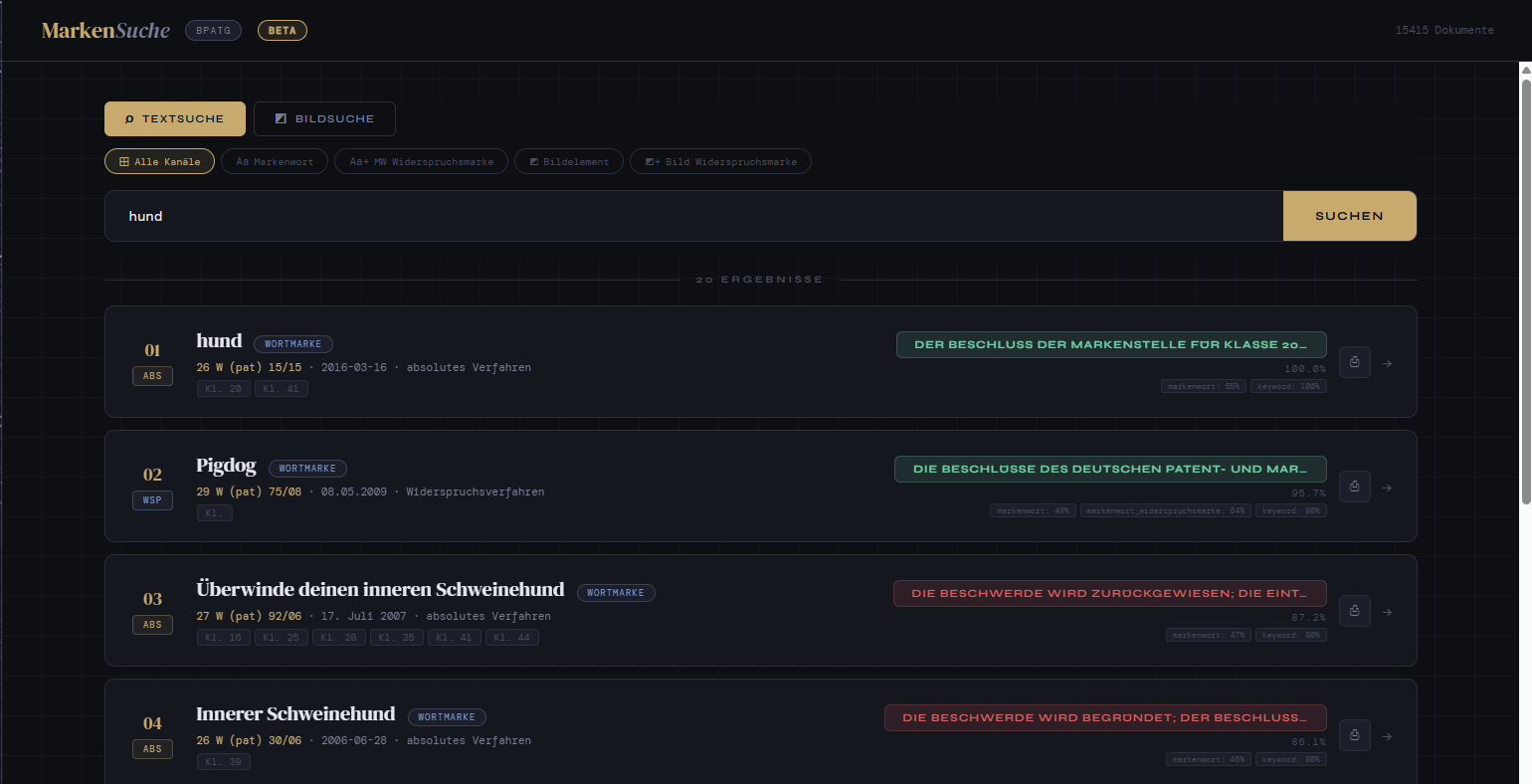 Multimodale Suche über Markenentscheide – Ein Proof of Concept